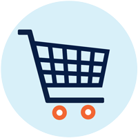 Image of shopping cart.