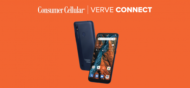 This image accompanies a blog highlighting the new Consumer Cellular Verve Connect.