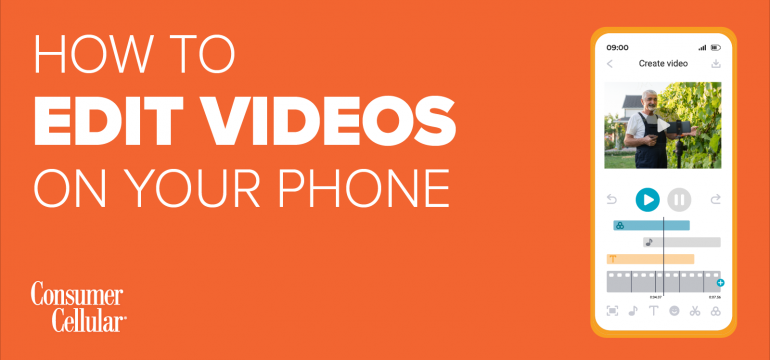this image accompanies a blog highlighting how to edit videos with your smartphone