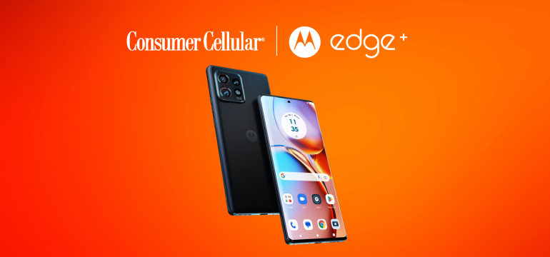 Time to explore a whole new frontier with the Motorola Moto Edge+. This device is available now at Consumer Cellular and will take your breath away. Its design is remarkable and includes features like super-fast charging and stereo sound speakers. Learn more on our website!